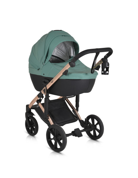 Комбинирана количка 3 в 1 Eggo Emerald-blue