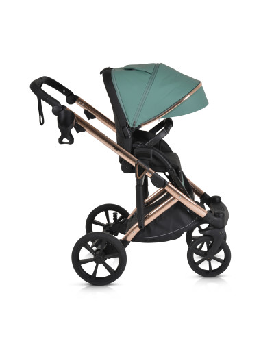 Комбинирана количка 3 в 1 Eggo Emerald-blue