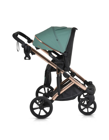 Комбинирана количка 3 в 1 Eggo Emerald-blue