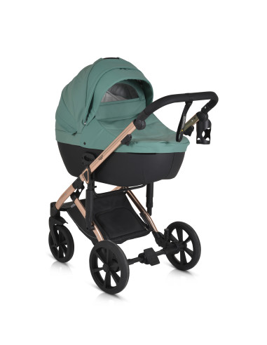 Комбинирана количка 3 в 1 Eggo Emerald-blue