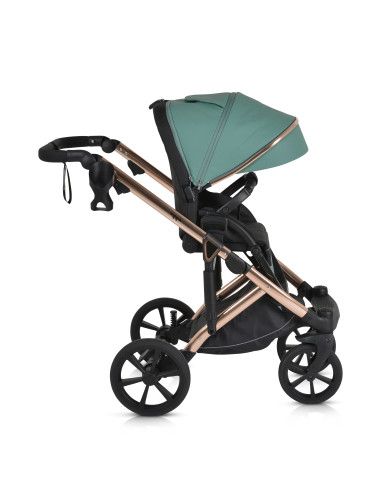 Комбинирана количка 3 в 1 Eggo Emerald-blue