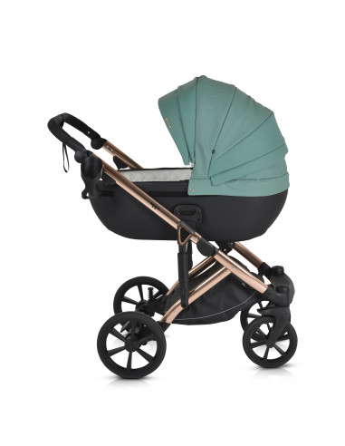 Комбинирана количка 3 в 1 Eggo Emerald-blue