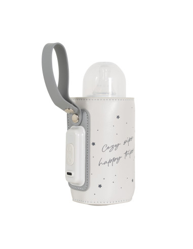 Портативен нагревател за шишета Thermo бежов