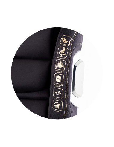 Столче за кола360 I-size 40-150 CLIMA AIR къпин