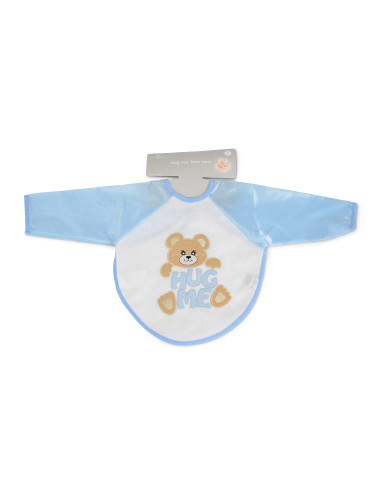 Лигавник с ръкави Hug me, Little bear 7666 син