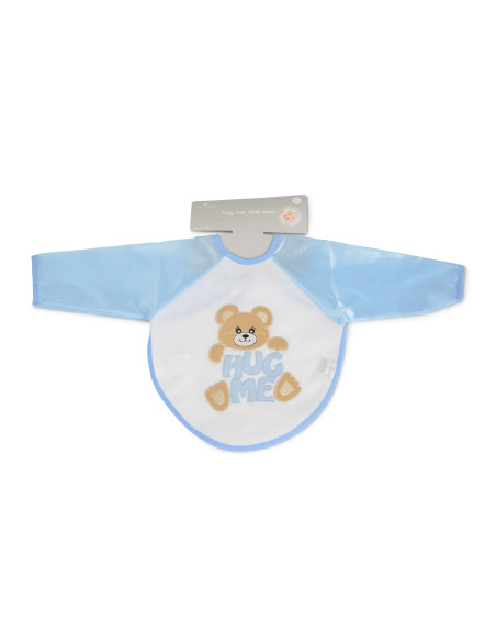 Лигавник с ръкави Hug me, Little bear 7666 син
