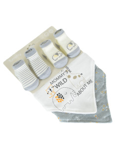 К-т 2 бр. лигавници и 2 бр. чорапи Tummy сив