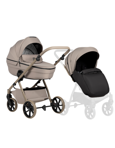 Tutis UNO 6+ бебешка количка 2в1 172 Taupe