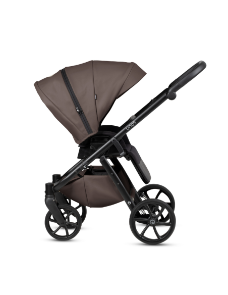 Tutis UNO 6+ Leather бебешка количка 2в1 177 Cioccolata
