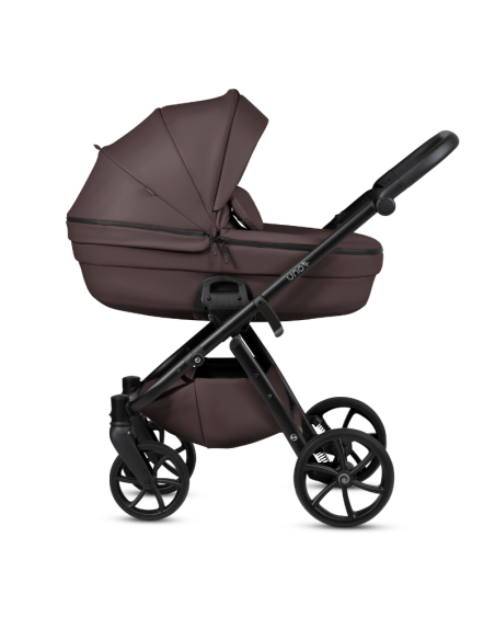 Tutis UNO 6+ Leather бебешка количка 2в1 177 Cioccolata
