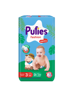 Pufies гащички Fashion 3, 50бр, 6-11кг, Maxi Pack