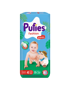Pufies гащички Fashion 4, 44 бр, 9-15 кг, Maxi Pack