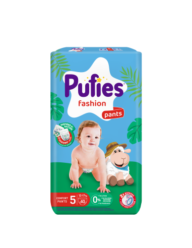 Pufies гащички Fashion 5, 40бр, 12-17 кг, Maxi...