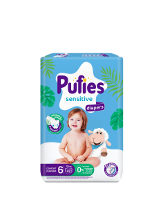 Pufies пелени Sensitive 6, 42бр, 13+ кг, Maxi Pack