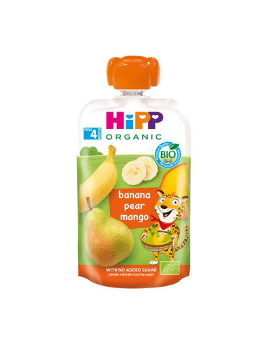 HIPP  8523 HiPPiS БИО банан, круша, манго,...