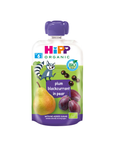 HIPP 8526 HiPPiS БИО Слива, касис, круша ,...