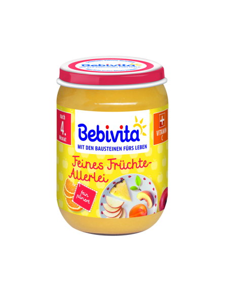 BEBIVITA Микс плодове 1004, пюре, 190 гр