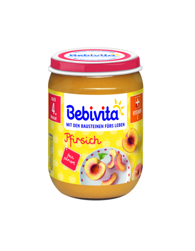 BEBIVITA Праскова 1691, пюре, 190 гр