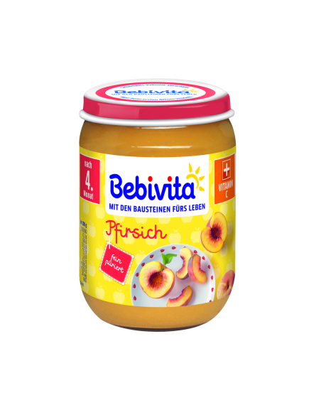 BEBIVITA Праскова 1691, пюре, 190 гр