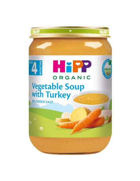 HIPP Зеленчукова супа с пуйка 7963, пюре, 190 гр