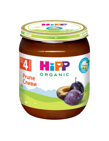 HIPP Сливи 4253, пюре, 125 гр