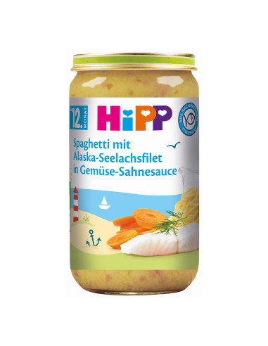 HIPP Спагети, морска треска, зеленчуци 6825,...