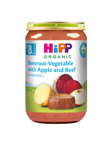 HIPP Телешко, цвекло, зеленчуци, ябълка 6440,...