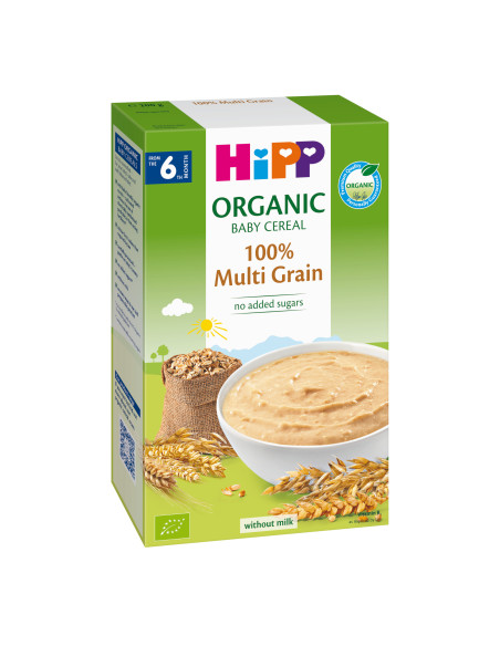 HIPP 30405 Многозърнеста безмлечна, инстантна каша, 200 гр