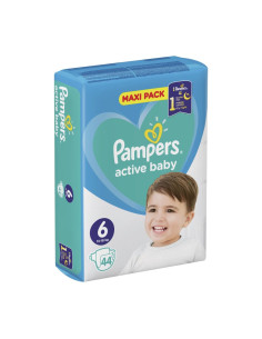 PAMPERS Active Baby XL VPP, пелени, S6, 44бр.