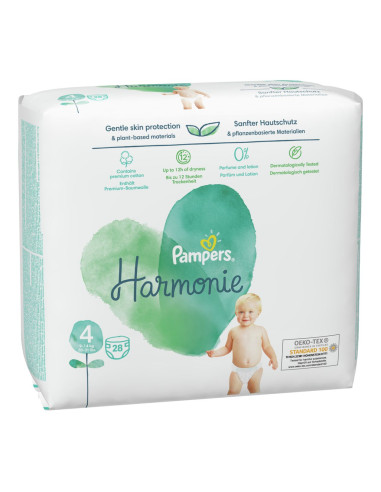 PAMPERS Harmonie Макси, пелени, S4, 28бр.