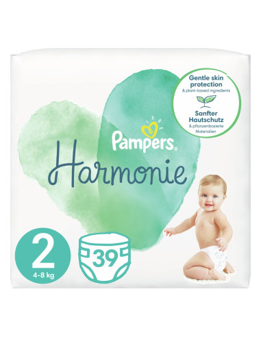 PAMPERS Harmonie Мини, пелени, S2, 39бр.