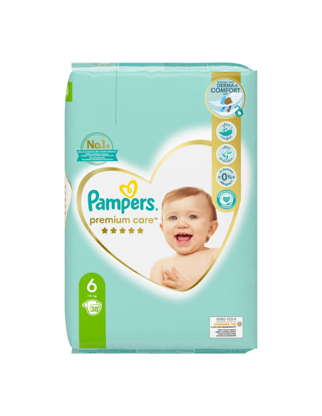 PAMPERS Premium Care XL VP, пелени, S6, 38бр.