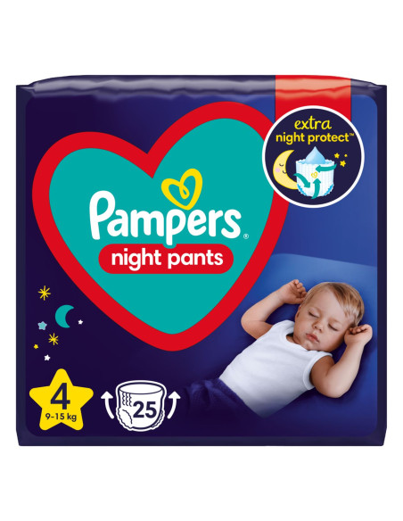 PAMPERS Night VP, гащички, S4, 25бр.