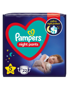 PAMPERS Night VP, гащички, S5, 22бр.