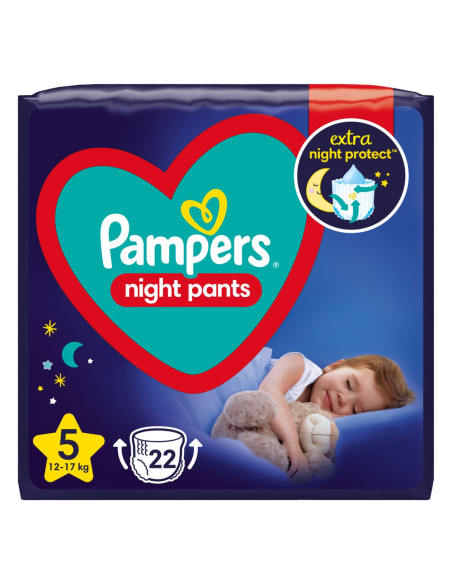 PAMPERS Night VP, гащички, S5, 22бр.