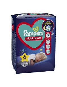 PAMPERS Night VP, гащички, S6, 19бр. 2