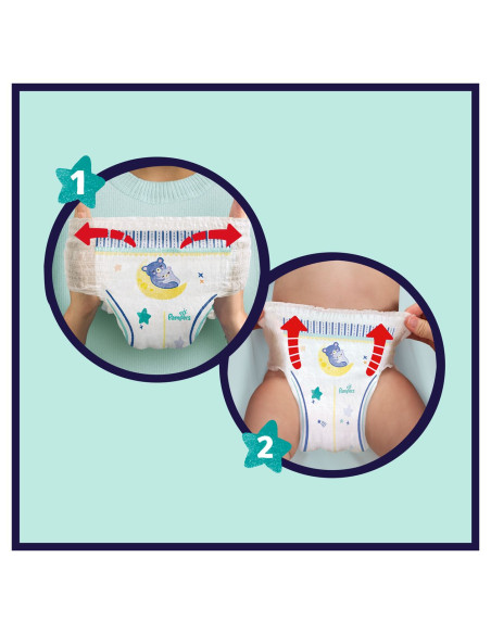 PAMPERS Night VP, гащички, S6, 19бр.