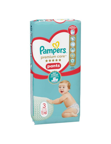 PAMPERS Premium Care, гащички, S3, 48бр.