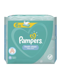 PAMPERS Fresh Clean, мокри кърпички, 6х52бр.