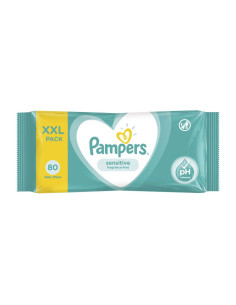 PAMPERS Sensitive, мокри кърпички, 80бр.