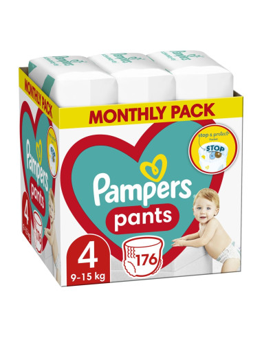 PAMPERS Pants Размер 4, гащички, MSB, 176бр.