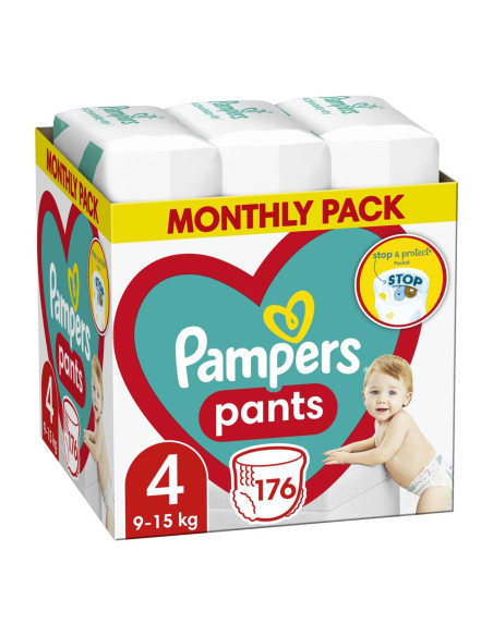 PAMPERS Pants Размер 4, гащички, MSB, 176бр.