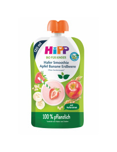 HIPP 84006 HiPPiS БИО Ягода, Банан, Ябълка и Овес, смути,...