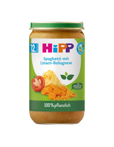 HIPP 62502 БИО Спагети болонезе с леща, пюре,...