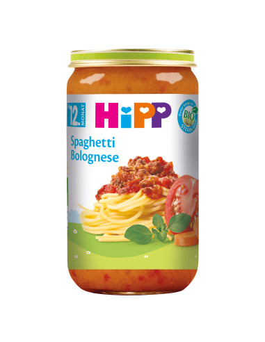 HIPP 6820 БИО Спагети Болонезе, пюре, 250 гр