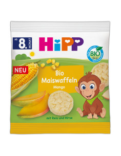 HIPP 30952 БИО, царевични бисквити, с Манго, 23 гр