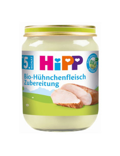 HIPP Заготовка от пилешко месо 6020, пюре, 125 гр