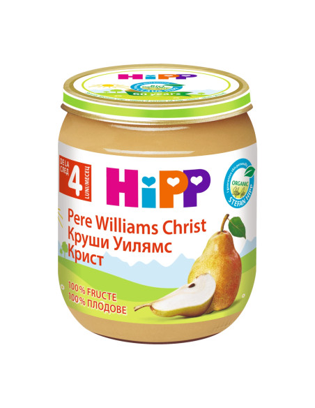 HIPP Круши Уилямс Крист 4262, пюре, 125 гр