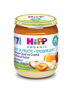 HIPP дует кайсии, извара 5470, каша, 160 гр