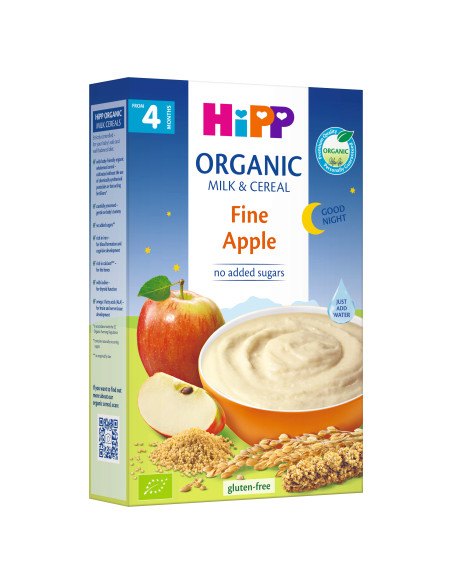 HIPP 2963 Ябълка, инстантна каша, 250 гр